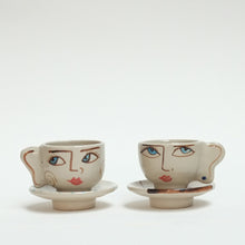 Load image into Gallery viewer, &quot;All Ears&quot; Espresso Cup &amp; Saucer
